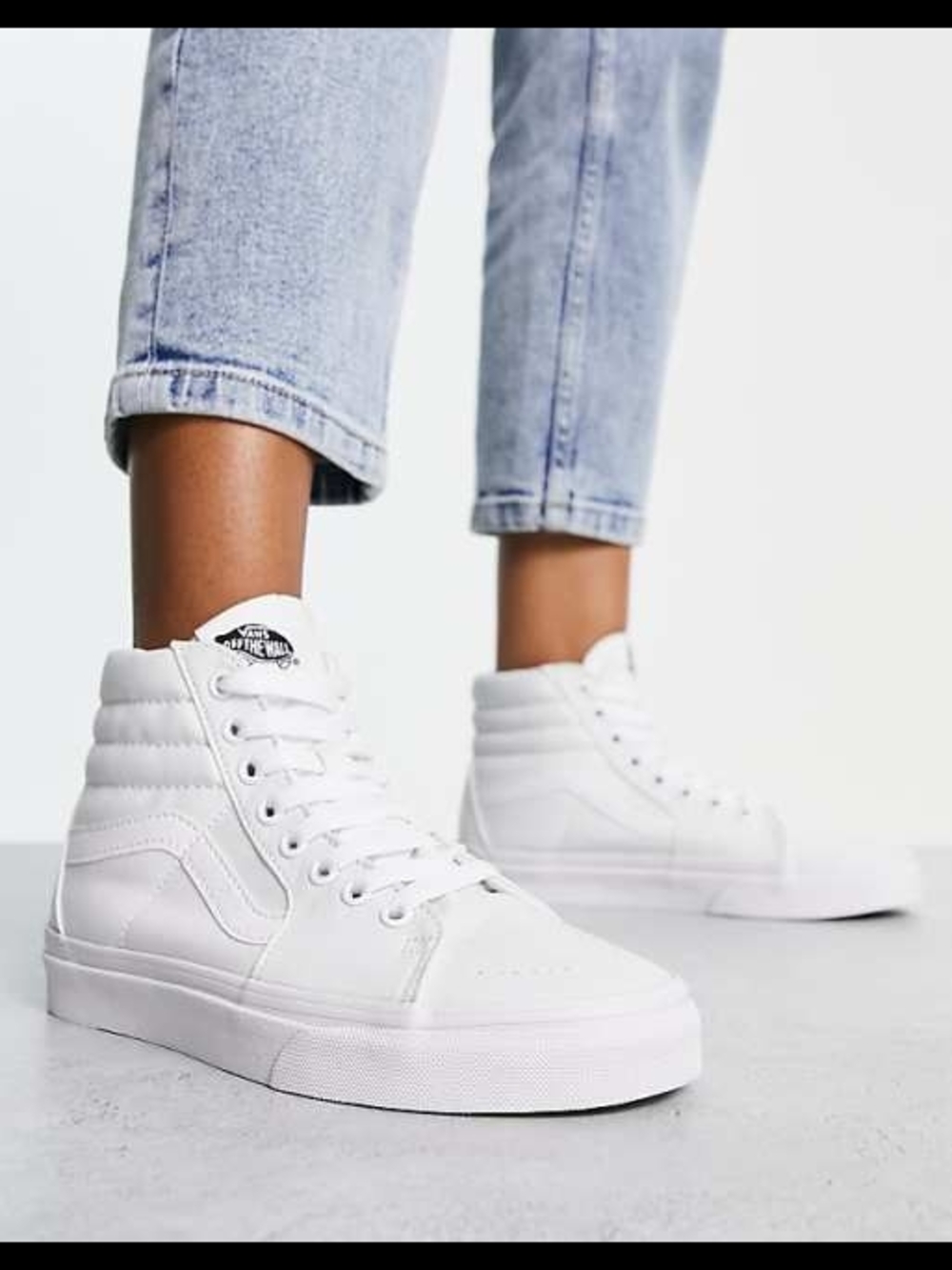 Vans White High Top Sneakers for Women